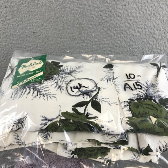 NEW Vintage Monte Carlo Floral Casual Dress size 14 1/2 - Picture 12 of 12